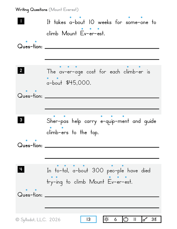 Level 4 Reading