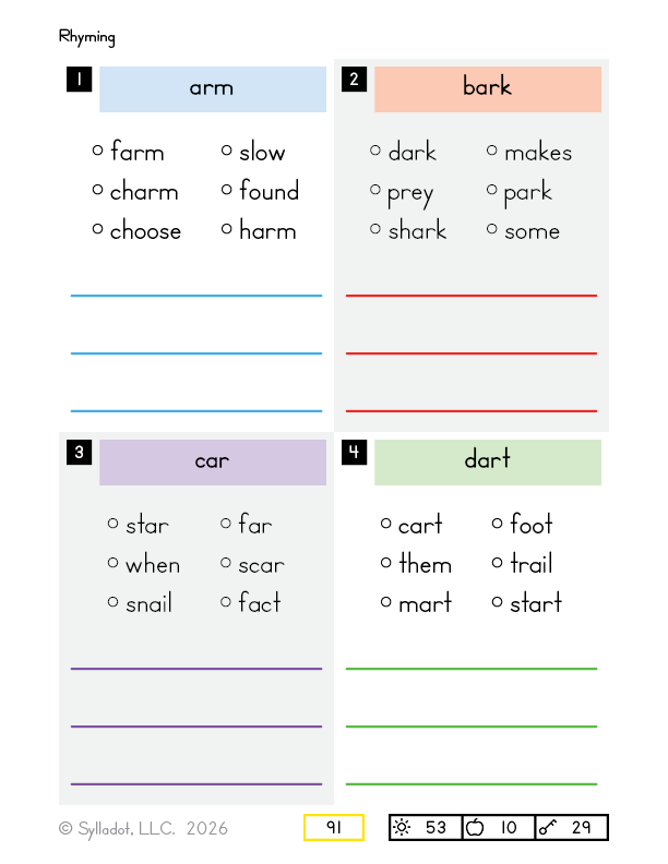 Level 2 Reading