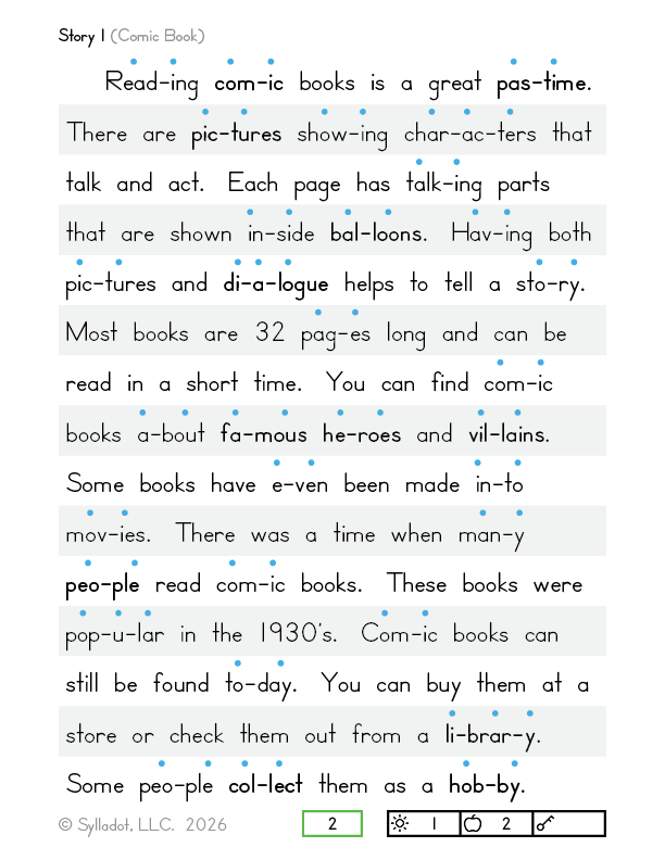 Level 3 Reading