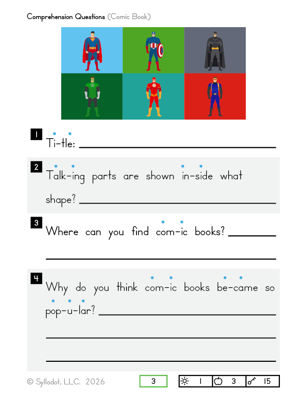 Level 3 Reading