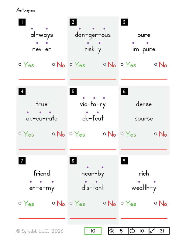 Level 3 Reading